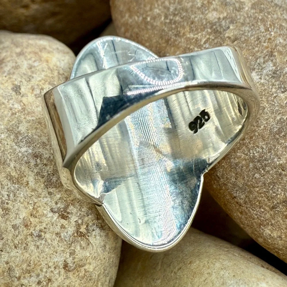 Sterling Silver Cross Ring Size 5 | Oval Shield Design | NWT | Faith Jewelry